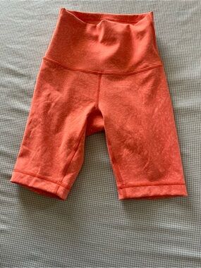 lululemon athletica Kids Coral High-Rise Bike Shorts